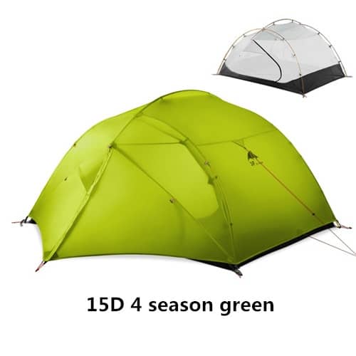 15D Camping Waterproof Tent for Three People - Blue Force Sports