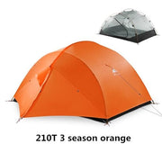 15D Camping Waterproof Tent for Three People - Blue Force Sports