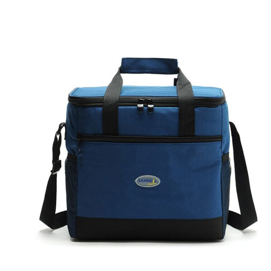 Useful Convenient Folding Waterproof Nylon Cooler Bag - Blue Force Sports