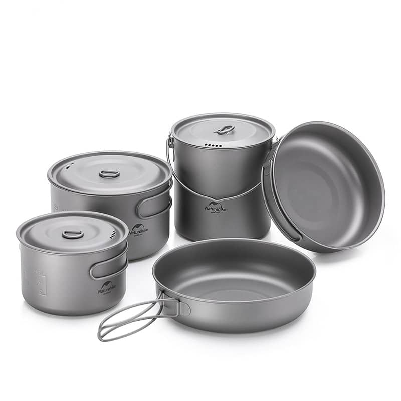 Lightweight High Strength Titanium Cookware - Blue Force Sports