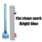 Travel Titanium Long Spork - Blue Force Sports