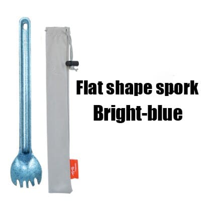 Travel Titanium Long Spork - Blue Force Sports