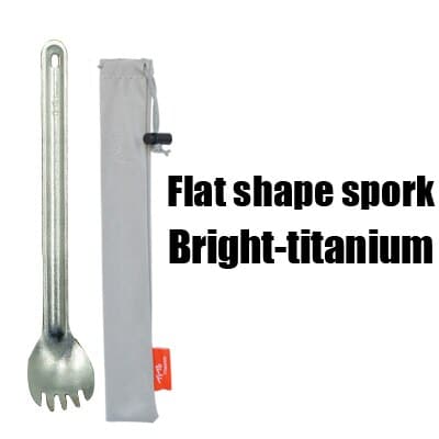 Travel Titanium Long Spork - Blue Force Sports