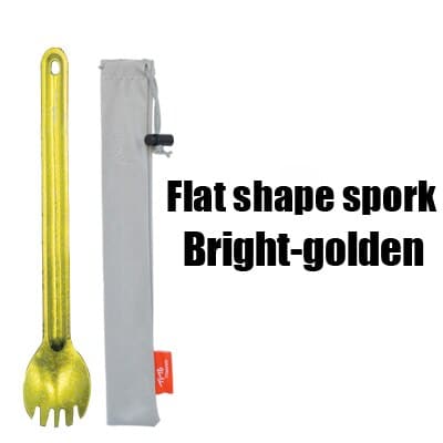 Travel Titanium Long Spork - Blue Force Sports