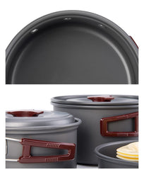 Camping Aluminium Alloy Tableware Set