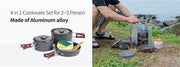 Camping Aluminium Alloy Tableware Set - Blue Force Sports