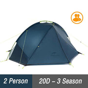 Camping Nylon Tent for Two People - Blue Force Sports