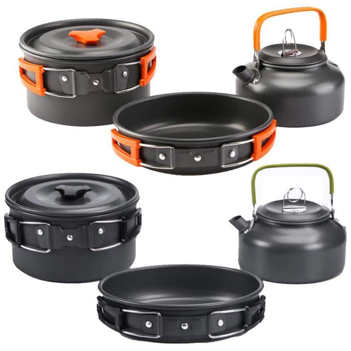 Camping Ultra-Light Aluminum Cookware Set - Blue Force Sports