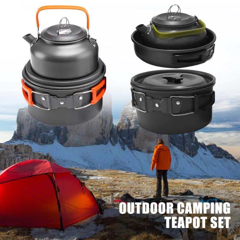 Camping Ultra-Light Aluminum Cookware Set
