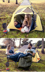 Waterproof Outdoor Camping Sleeping Bag - Blue Force Sports