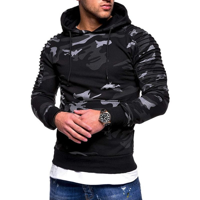 Camouflage Hoodie for Men - Blue Force Sports