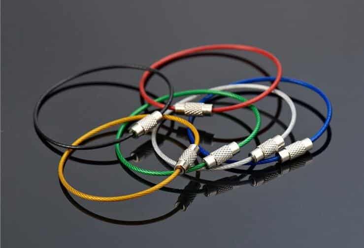 Metal Wire Creative Carabiner - Blue Force Sports