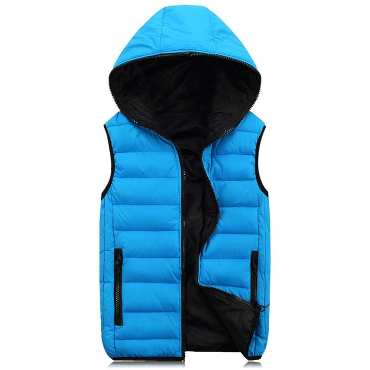Warm Sleeveless Jacket for Men - Blue Force Sports