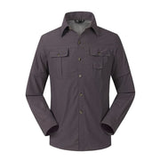 Men's Breathing Summer Hiking Shirt - Blue Force Sports