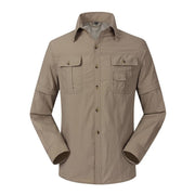 Men's Breathing Summer Hiking Shirt - Blue Force Sports