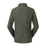 Men's Breathing Summer Hiking Shirt - Blue Force Sports