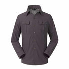 Men's Breathing Summer Hiking Shirt - Blue Force Sports