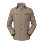 Men's Breathing Summer Hiking Shirt - Blue Force Sports