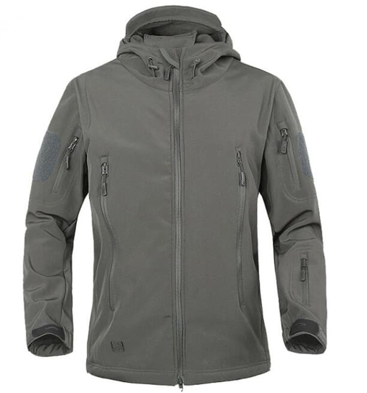 Men's Waterproof Hooded Hiking Jacket - Blue Force Sports