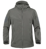Men's Waterproof Hooded Hiking Jacket - Blue Force Sports