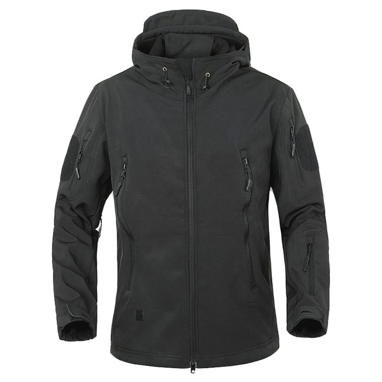 Men's Waterproof Hooded Hiking Jacket - Blue Force Sports