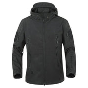 Men's Waterproof Hooded Hiking Jacket - Blue Force Sports