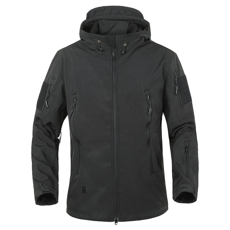 Men's Waterproof Hooded Hiking Jacket - Blue Force Sports