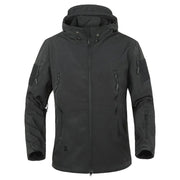 Men's Waterproof Hooded Hiking Jacket - Blue Force Sports
