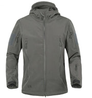 Men's Waterproof Hooded Hiking Jacket - Blue Force Sports