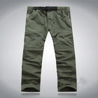 Outdoor Convertible Breathable Nylon Men’s Hiking Pants - Blue Force Sports