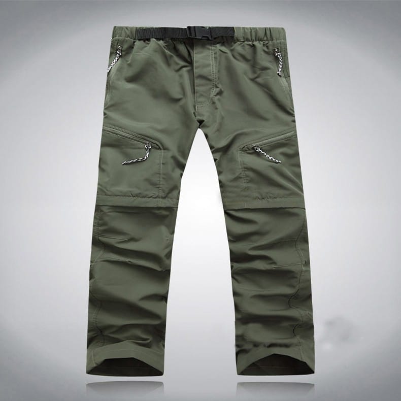 Outdoor Convertible Breathable Nylon Men’s Hiking Pants - Blue Force Sports