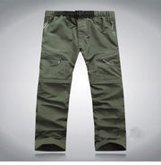 Outdoor Convertible Breathable Nylon Men’s Hiking Pants - Blue Force Sports