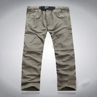 Outdoor Convertible Breathable Nylon Men’s Hiking Pants - Blue Force Sports