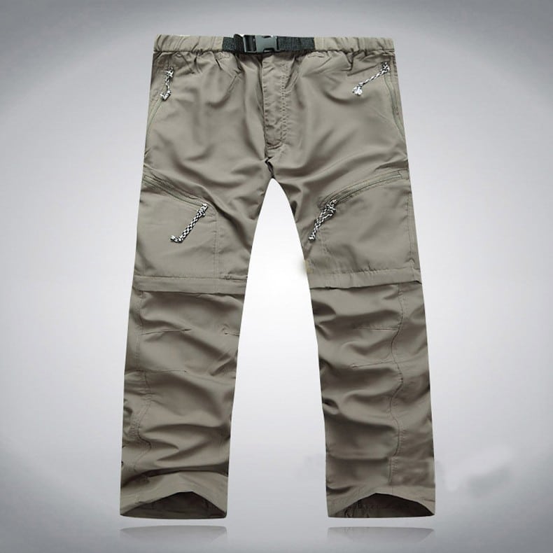 Outdoor Convertible Breathable Nylon Men’s Hiking Pants - Blue Force Sports