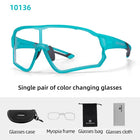 Photochromic Cycling Sports UV400 Eyewear - Blue Force Sports