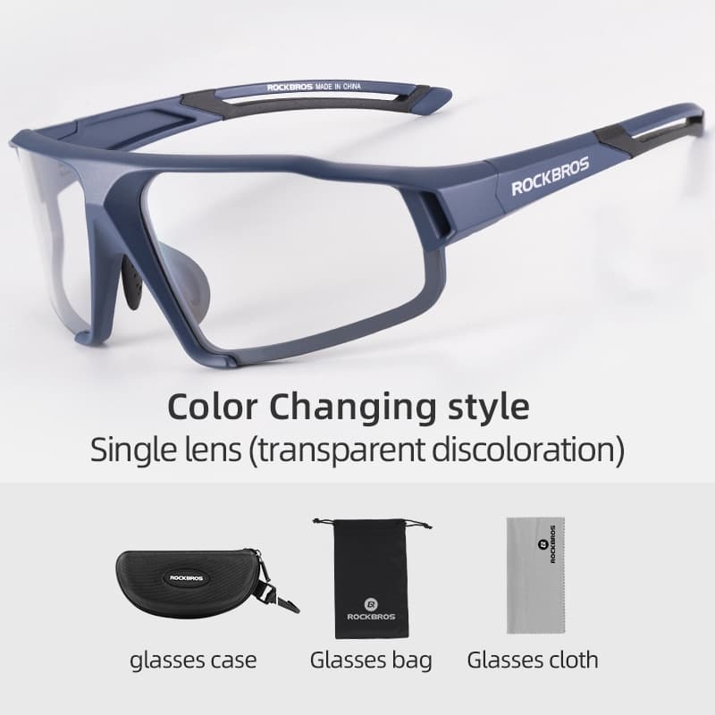 Photochromic Cycling Sports UV400 Eyewear - Blue Force Sports