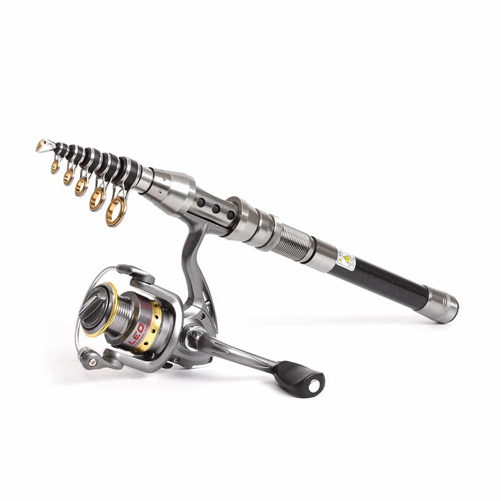 Telescopic Fishing Rod and Reel Combo - Blue Force Sports