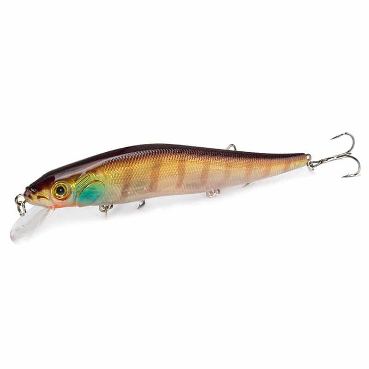 Fishing Minnow Shaped Lures With Three Fishhooks - Blue Force Sports