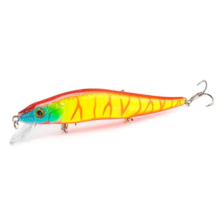 Fishing Minnow Shaped Lures With Three Fishhooks - Blue Force Sports