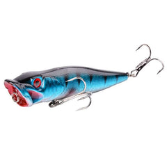 Colorful Fish Shaped Lure with Carbon Steel Hooks