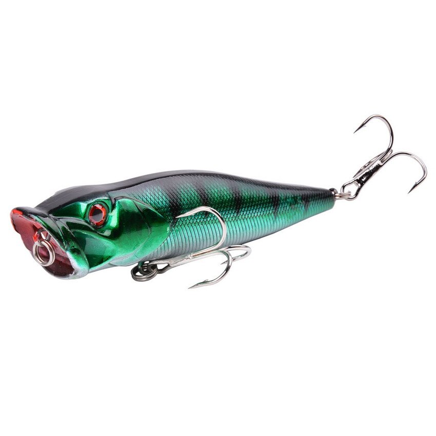 Colorful Fish Shaped Lure with Carbon Steel Hooks