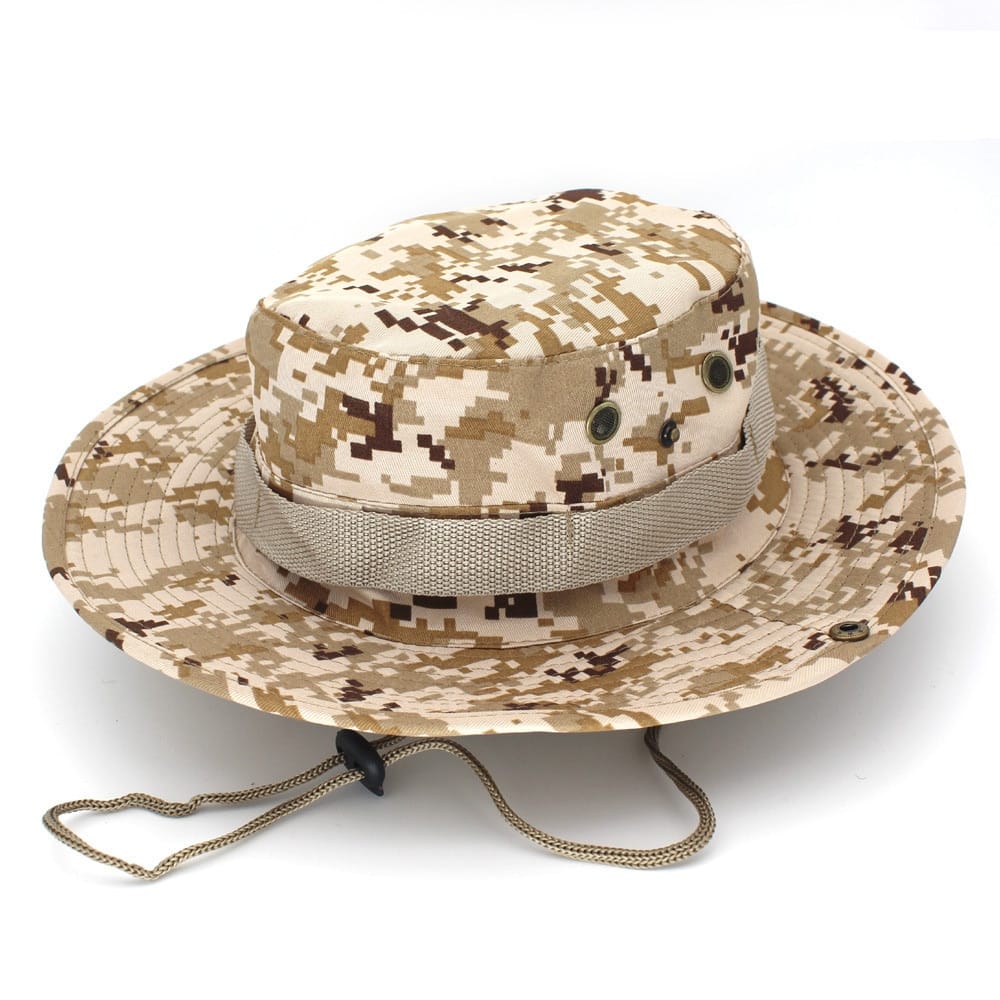 Men's Camouflage Safari Hat - Blue Force Sports