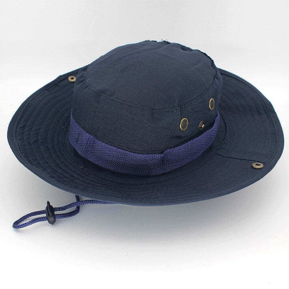 Men's Camouflage Safari Hat - Blue Force Sports
