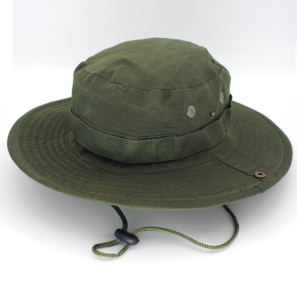 Men's Camouflage Safari Hat - Blue Force Sports