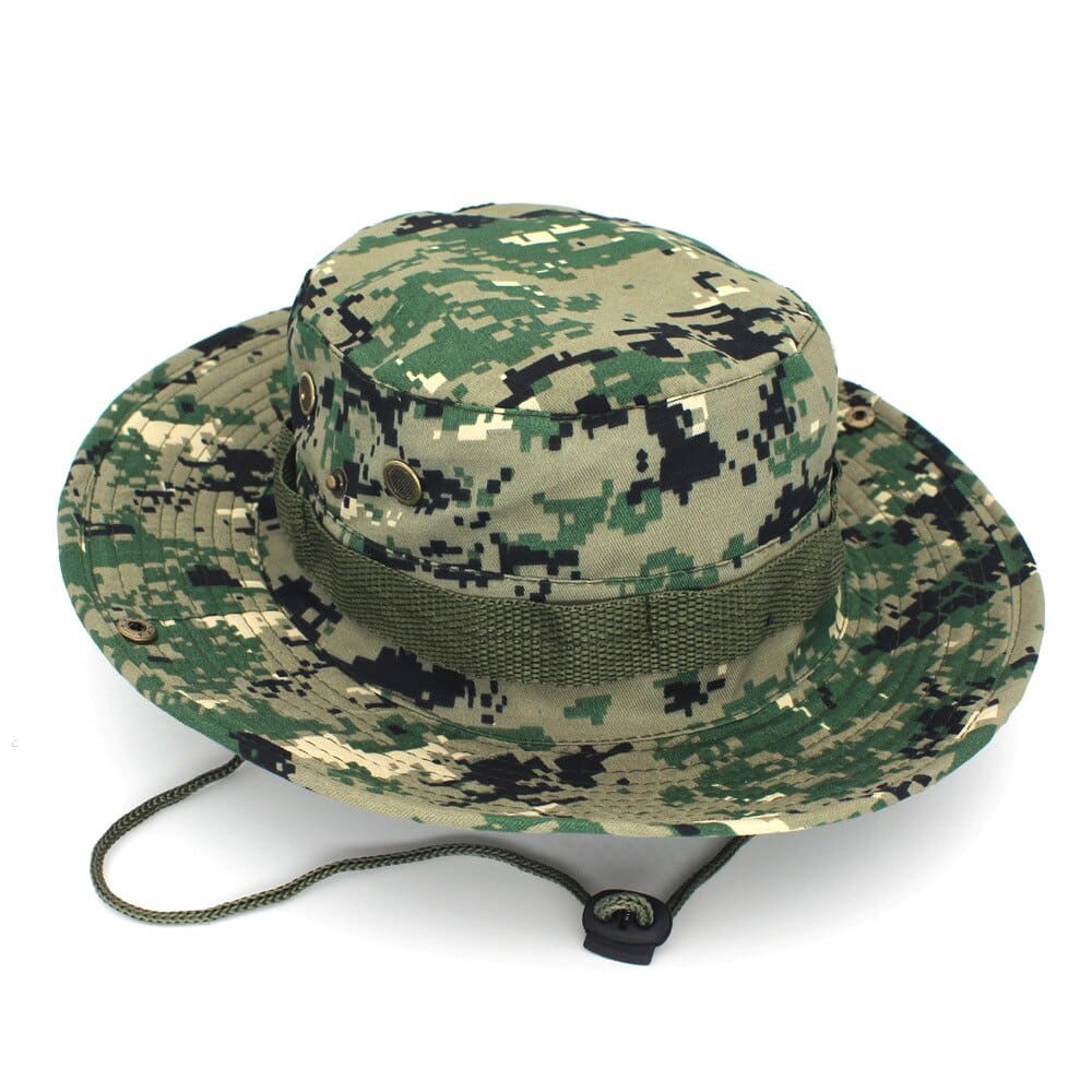 Men's Camouflage Safari Hat - Blue Force Sports