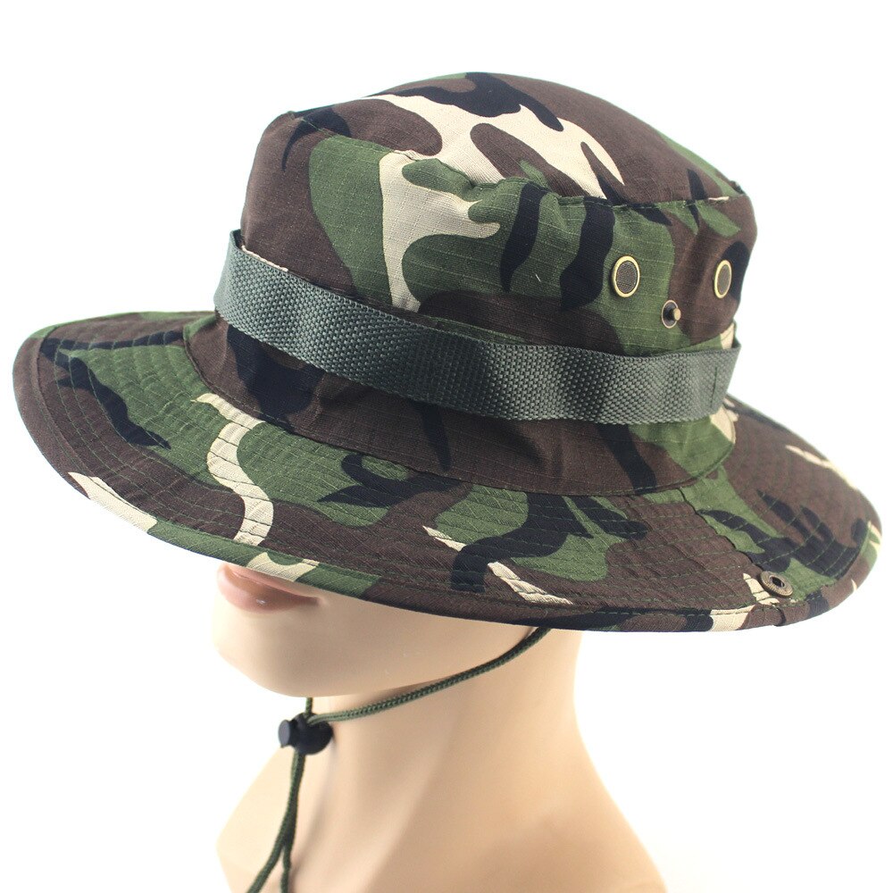 Men's Camouflage Safari Hat - Blue Force Sports