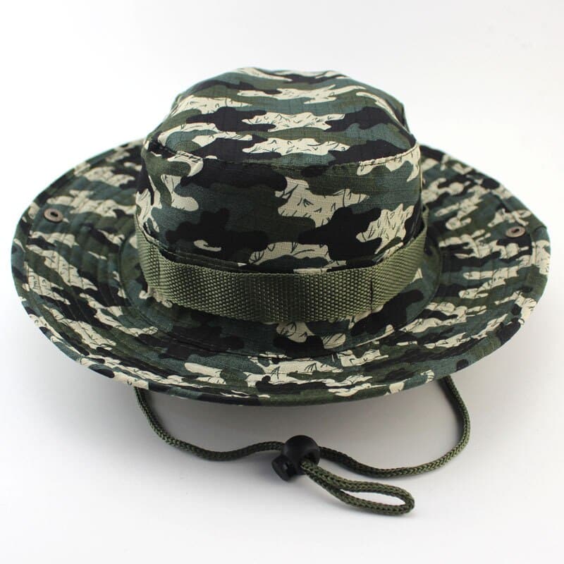 Men's Camouflage Safari Hat - Blue Force Sports