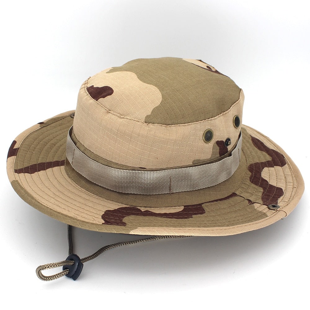 Men's Camouflage Safari Hat - Blue Force Sports