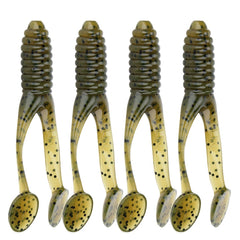 Double Tail Soft Worm Fishing Lures Set - Blue Force Sports