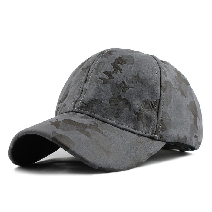 Cute Comfortable Camouflage Cotton Unisex Cap - Blue Force Sports
